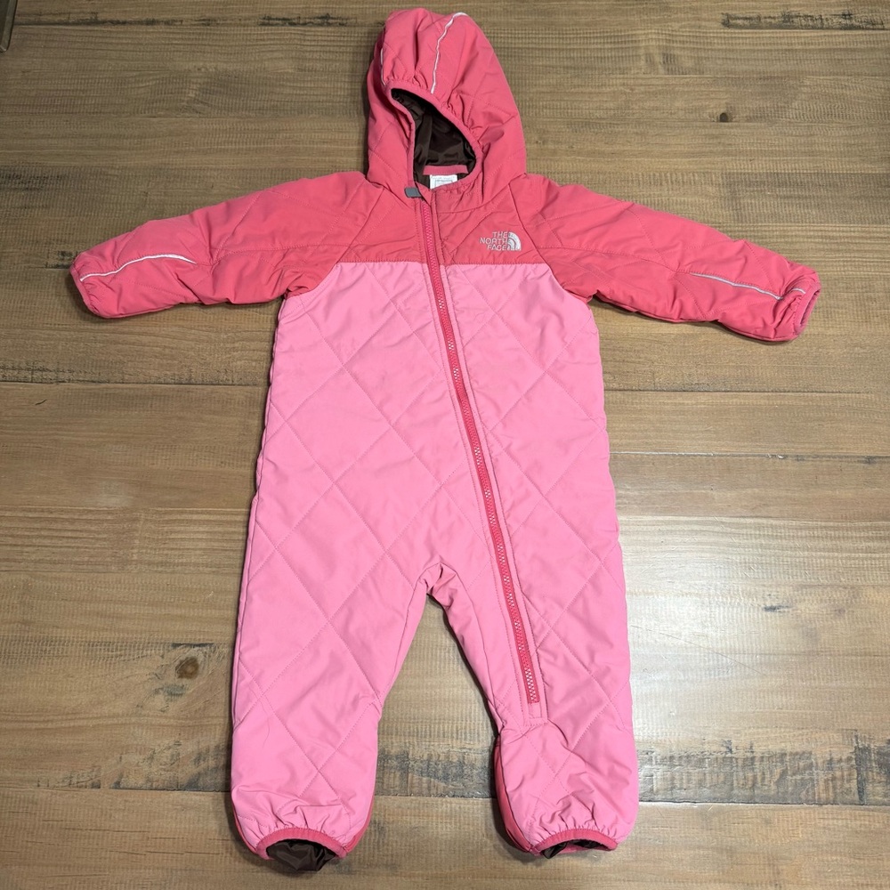 The North Face Pink Snowsuit - 12-18 months